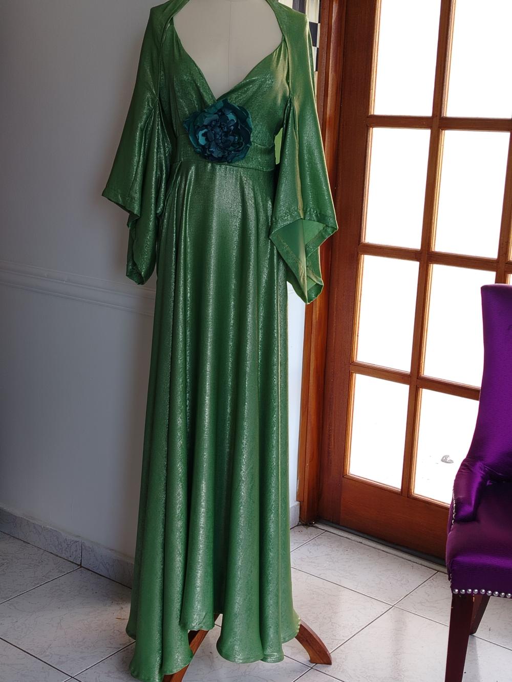 Abito verde para fiesta