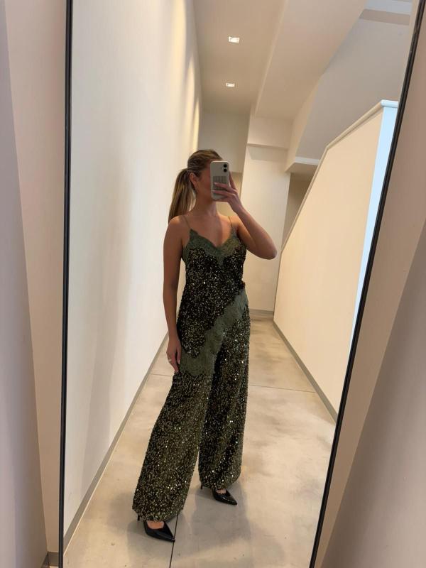 pantalon verde